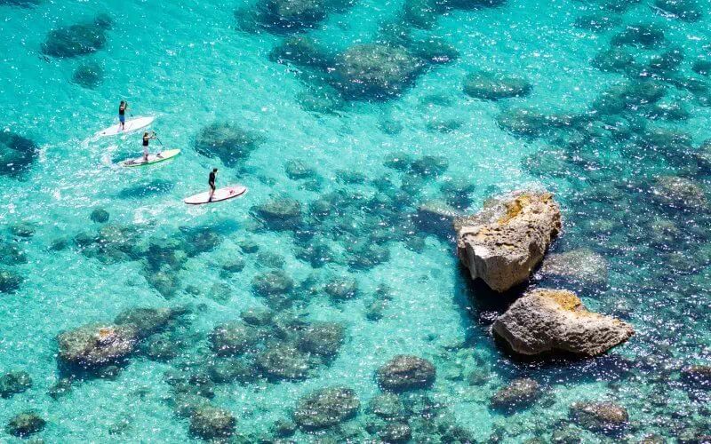 Stand up paddle en Taormina