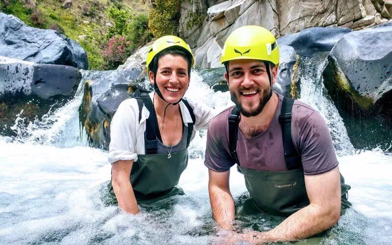 Trekking fluvial en las Gargantas del Alcántara