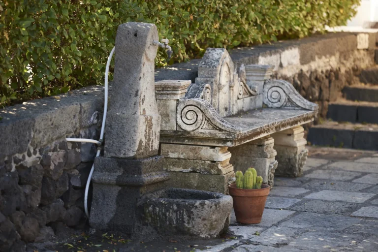 Fontana in pietra