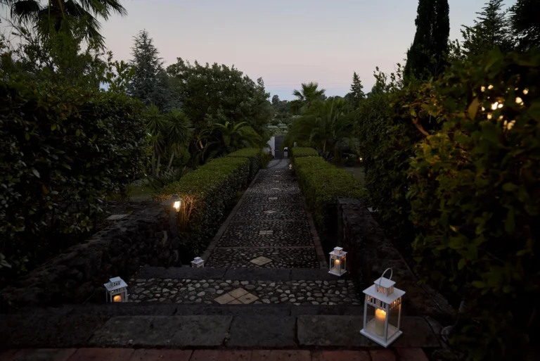 Der Garten am Abend